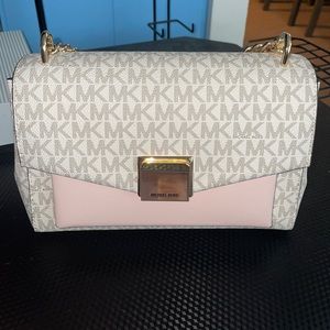 Lita Medium Two-Tone Logo Crossbody Bag